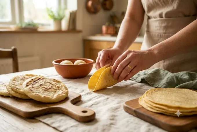 arepas y tortillas